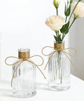 Decorative Metallic Bakers String Gold Twine 110 Yards 1.5mm Inelastic Glitter String tied on glass vases with flowers