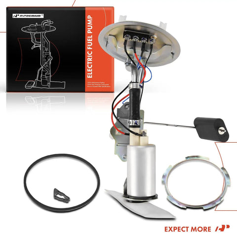 Straight Up Replacement Heavy Duty Electric Fuel Pump Assembly Drop In Fit For Ford Ranger 1985 To 1988 In Tank Low Pressure Unit displayed with seal and connector.