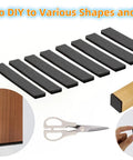Heavy Duty Non Slip Rubber Furniture Pads That Lock In Place to stop chairs sliding across your slick floors, featuring a DIY design.