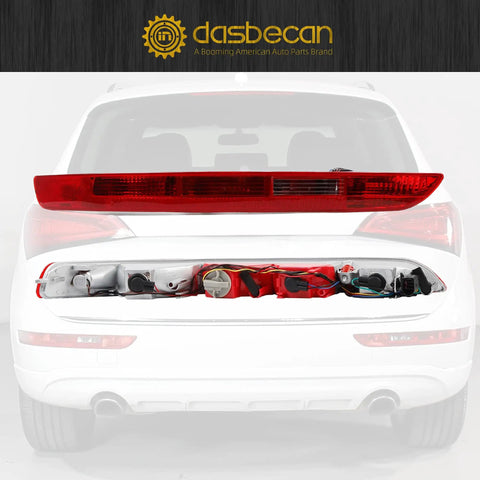 Left Driver Side Rear Bumper Tail Light Fog Lamp For Audi Q5 2009 2016 Replacement 8R0945095B with Clear Red Lens