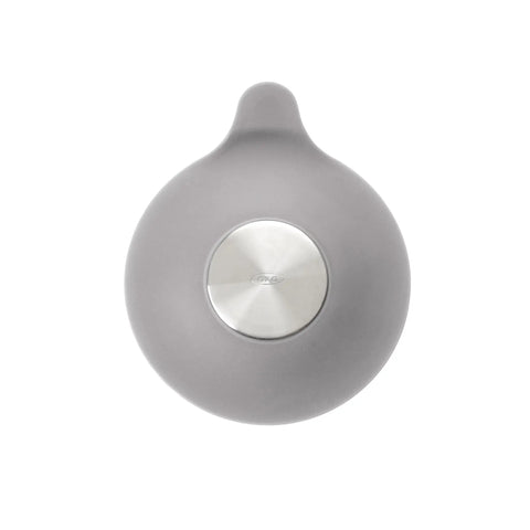 Heavy Duty Tub Stopper With Wall Mount Suction Cup Rust Proof Stainless Steel Trim Premium Silicone Seal Bath Drain Plug, gray silicone.