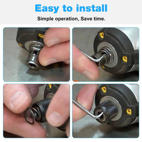 Installation of Impact Driver Spring Kit Replacement For 20V Impact Drivers With N078434 Spring And N089668 Steel Ball