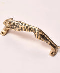 Vintage Style Interior Door Pull Handle 1 Piece in Antique Brass and Gold Finish Rust-Resistant Cabinet Pull