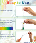 PH Up and Down Control Kit with 9oz and 9oz Buffer Solutions for Hydroponics, Soil Gardening instructions and color chart
