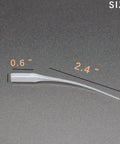 CA Glue Nozzle Extender Tips Set 200 Pieces For Precision Bottle Applicators size dimensions 0.16 x 0.6 x 2.4 inches