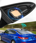 Black Shark Fin Antenna Cover Cap for Kia Optima 2014-2020; sleek roof aerial replacement without GPS