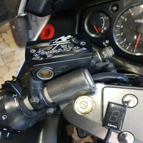 Hayabusa Front Brake Reservoir Cover Beefed Up 2 Pack Durable Aluminum Master Cylinder Cap For Suzuki GSX1300R Hayabusa 1999-2020