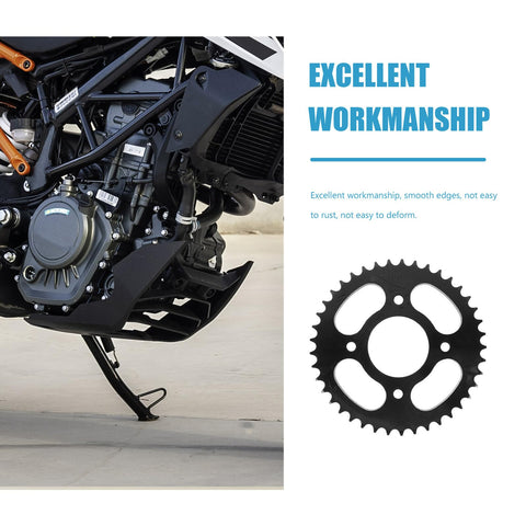 Durable Off Road Motorcycle Rear Sprocket Teeth Steel Protective Chain Gear With Precise Internal Hole Pitch Heavy Duty Replacement For Modifications And Repairs
