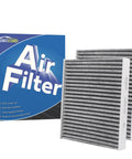 2-Pack Activated Carbon Cabin Air Filter Replacement For Subaru Ascent, Crosstrek, Impreza, Legacy, Outback And Toyota