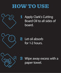 How to use instructions for Cutting Board Care Kit With Coconut Oil And Wax For Wood Surfaces Kitchen Countertops Butcher Blocks