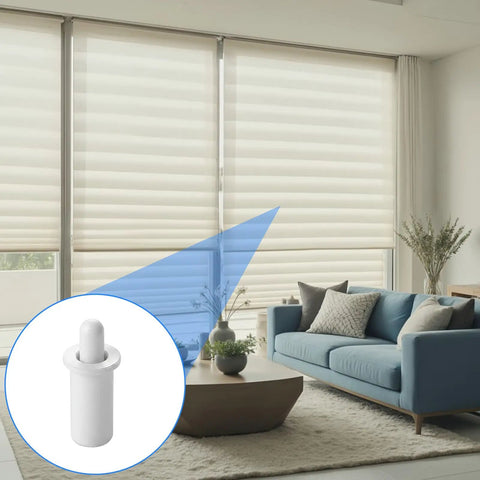 40 Pieces Spring Loaded Shutter Repair Pins Plantation Window And Cabinet Replacement Fasteners Durable Abs Plastic White No Sweat Easy Swap Kit Breezy Fix For Blind Slat Restoration Projects