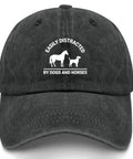 Dope Everyday Breathable Hat For Women With Adjustable Buckle Fit Stylish Cap For Outdoor Adventures black cap front view