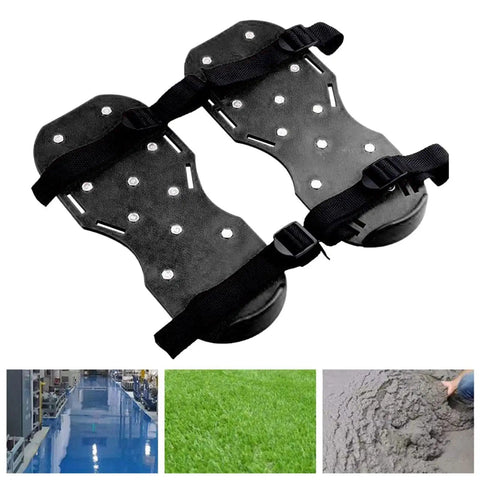 Lawn Aerator Shoes 2 Pack For Grass With One Point Six Five Inch Spikes One Size Fits All with adjustable straps