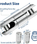 One Ton Heavy Duty Wire Pulling Tools Featuring Ball Bearing Swivel And Breakaway Cable Grip dimensions and weight specifications.