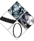 Timing Belt Kit For 148XL037 150XL037 152XL037 With 74 To 76 Teeth 9.2 Mm Wide Cog Drive Belt shown in tool mechanism
