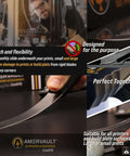 Durable 3D Print Removal Tool Kit With Pro Grade Comfort Grips And Hardened Blades, knife and spatula set for safe print removal