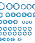 Beefed Up 39 Piece Blue Sealed Ball Bearing Wheel Hub Axle Kit For TRX4 Bronco One Tenth Scale RC Crawler Upgrade Parts Durable Bearings