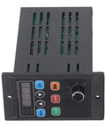 Beefy 400W Variable Frequency Drive Inverter Converts 176 264V Single Phase To 3 Phase Output 0.1 To 400 Hz Motor Speed Control With LED Display For Fans Pumps CNC Machines front panel with buttons and dial
