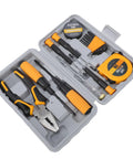 All-Purpose Home Hardware Tool Kit For Furniture Assembly And Electrical Repairs, Lightweight 15-Piece Set With Portable Box