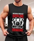 Men's Soft Cotton Muscle Tank Top With Fresh Bike Mechanic Graphic Design Ultra Lightweight Sleeveless Gym Shirt And Breathable Summer Undershirt For Turning Wrenches Or Casual Flex worn by a man in a gym.