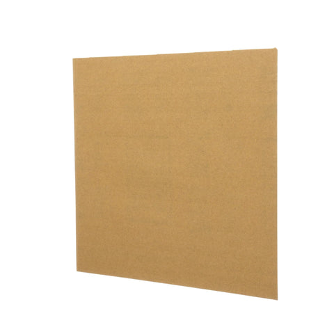 Sandpaper sheet, 9 x 11 in, 220 grit aluminum oxide, brown paper backing; single sheet shown