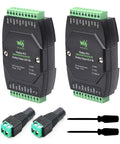 Industrial Twin Pack 8-Channel Analog Output Modules With 12-Bit DAC, supports 8 voltage outputs, wide 7-36V power