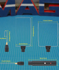 4 In 1 Foam Cutter Kit For Styrofoam And Easy Carving, Electric Cutting Pen With U Shape And F Shape Tips dimensions