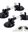 Two Pack Laminate Floor Gap Repair Tool and Pro Countertop Alignment Clamp Set with Adjustable Granite Seam Setter