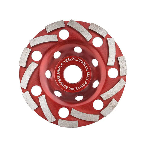 Diamond Grinding Cup Wheel 5 Inch For Angle Grinder Built For Polishing And Cleaning Concrete Granite Stone Marble Cement Masonry Rock This Tough Kickass Performance Delivers Fast Cut And Smooth Finish For Long Life