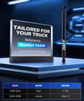 Heavy Duty Tailgate Shock Assist Kit Compatible With 04 To 14 Ford F150 And 06 To 08 Lincoln Mark LT smooth drop support details.