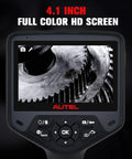 Dual Front And Side Cameras 1080P HD Inspection Camera With Semi Rigid Cable And 10 Level LED Lights, 4.1-inch screen