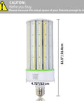 250W LED Corn Bulb E39 Base Drop In Replacement For 1000W Metal Halide HID HPS Lighting 5000K Daylight 35000 Lumens
