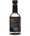 Back view of Quickleen Engine And Fuel System Cleaner For All Gas And Ethanol Blends, Clears Carbon Buildup, 12 Oz Bottle, instructions visible