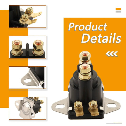 12V Power Trim Solenoid Switch For Mariner Outboard Motors 35 275 HP Boss Grade Replacement 89-96158T close-up details