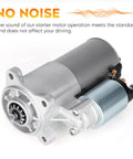 Heavy Duty High Torque Starter For Ford F Series And Expedition Vehicles 99 Through 13 showing starter unit with no noise feature