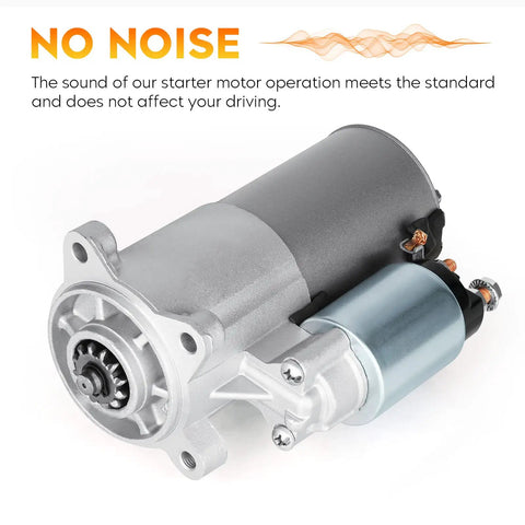 Heavy Duty High Torque Starter For Ford F Series And Expedition Vehicles 99 Through 13 showing starter unit with no noise feature