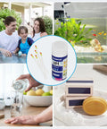 Daily PH Test Strips for Urine and Saliva 200 Strips to Track Your Body Acidic and Alkaline Balance Easy Litmus Paper for Quick Clear Readings from 4.5 to 9.0, showing test strips and container against diverse lifestyle scenes