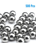 Bearing balls, 1 mm, 304 stainless steel, 500 pcs, close-up view