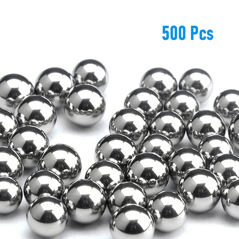 Bearing balls, 1 mm, 304 stainless steel, 500 pcs, close-up view