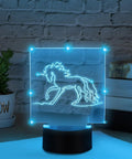Dope 12 Pack LED Light Base Kit With Clear Acrylic Sheets For 3D Night Lamps 16 Colors And 4 Modes Remote Control USB Power DIY Craft