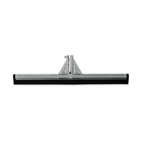 Heavy Duty 22-Inch Moss Rubber Floor Squeegee For Wet Or Dry Spills, Commercial Grade Floor Scrubber, front view