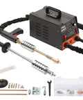 Dent Repair Kit With 3KW Spot Welder And 6 Welding Modes Auto Body Dent Puller Machine Plus 16 Welding Accessories displayed