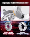2 Inch 4x137 Wheel Spacers Set For UTVs And ATVs 4x137 Bolt Pattern 110mm Hub Bore 10x1.25 Studs 4 Pcs With Thread Lockers And Manuals