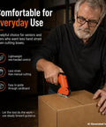 Cordless Electric Cardboard Cutter 3/8 Inch Blade For Thick Shipping Boxes And Cartons Powerfully Slices Through Corrugated Materials, easy to use for everyday cutting.
