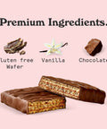 Vanilla Protein Wafer Bar Grab And Go Snack With Ten Grams Of Protein And Two Hundred Three Calories Low Carb No Added Sugar Glute