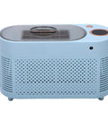 Portable Mini Ice Maker Countertop Chill Factory Makes 10 Clear Ice Cubes In 15 Minutes with transparent lid and compact design.
