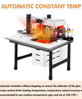 Portable Edge Bander Machine With Curve And Straight Sealing Adjustable Speed Double Sided Gluing Lightweight On The Go Tool 110V