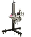 Heavy Duty Compact Modular Label Applicator Built Tough For Relentless Shifts Runs Smooth And Places Labels On Point Daily With Zero Hassle Or Unnecessary Downtime For Factory Floors on a sturdy frame with adjustable height.