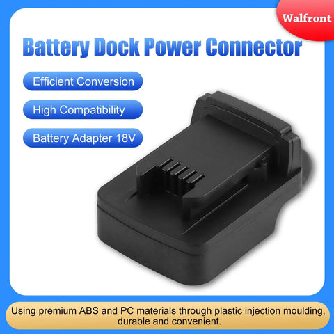 18V Battery To 18V Tool Converter Kit With Switch And 30A Fuse, 12AWG Wire Terminals shown on a white background