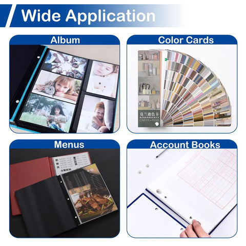 Wide application of Top Shelf Nickel Plated M5 Binding Screws Boss Grade Chicago Binding Posts for albums, menus, and color cards.